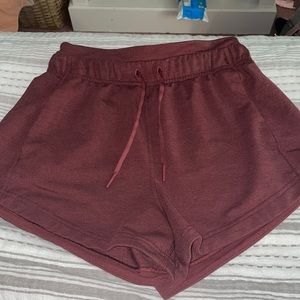 Lululemon shorts. Maroon